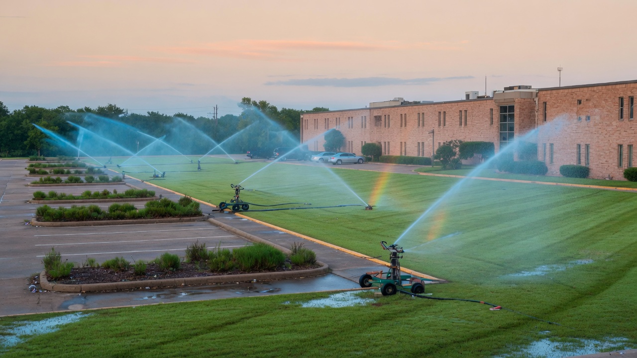 Commercial Irrigation Repair — Spring job